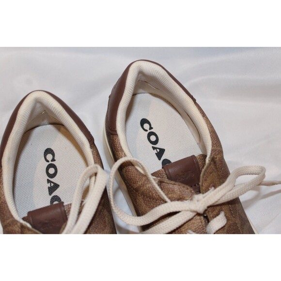 COACH  Low Top In Signature Jacquard Sneakers New Size 10US/40.5‎ EUR - Picture 3 of 6